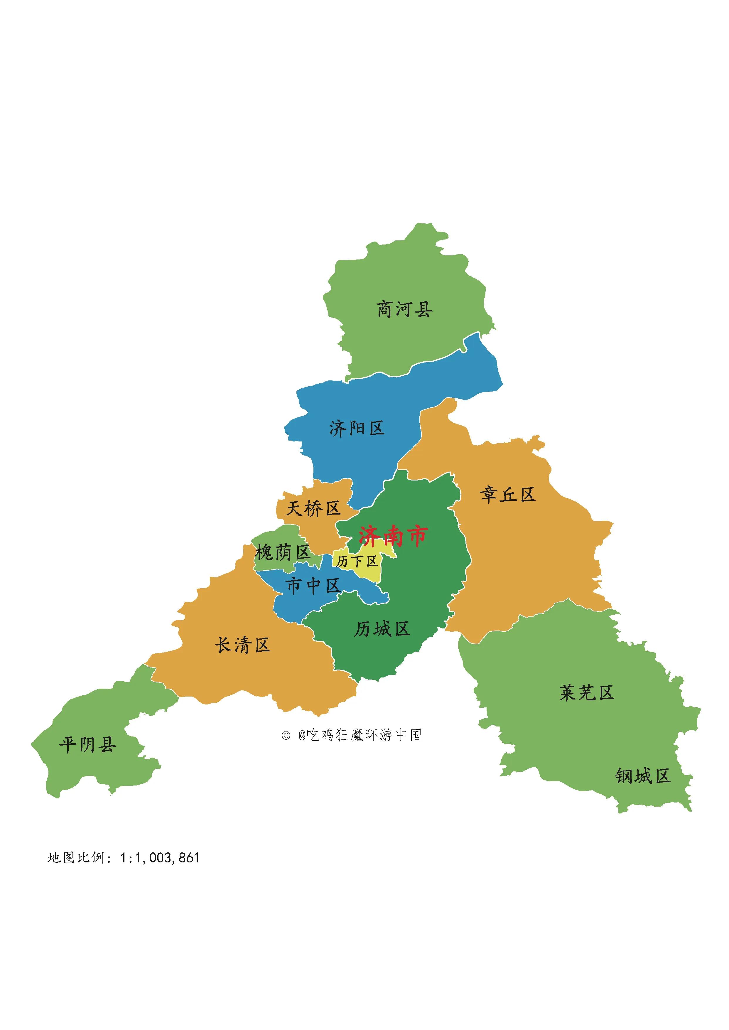 山东济南地图全图高清版