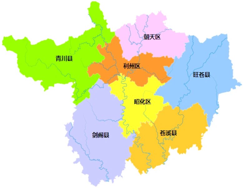 广元地图全图高清版