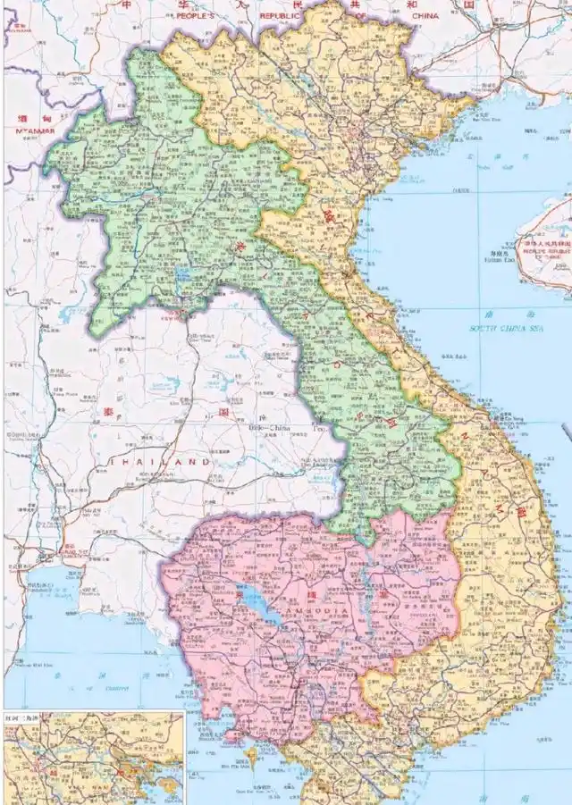 越南地图高清中文版全图
