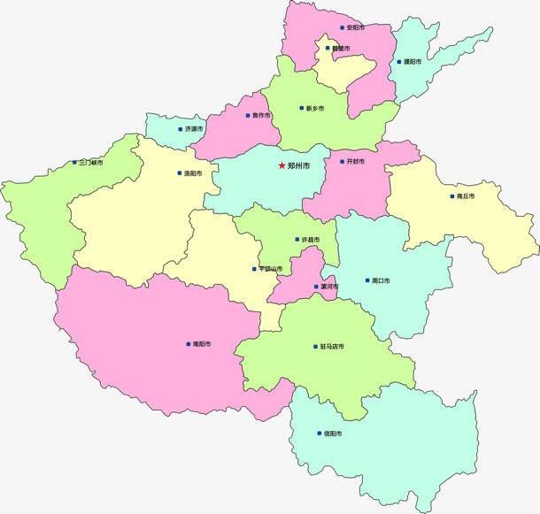 河南省地图最新版