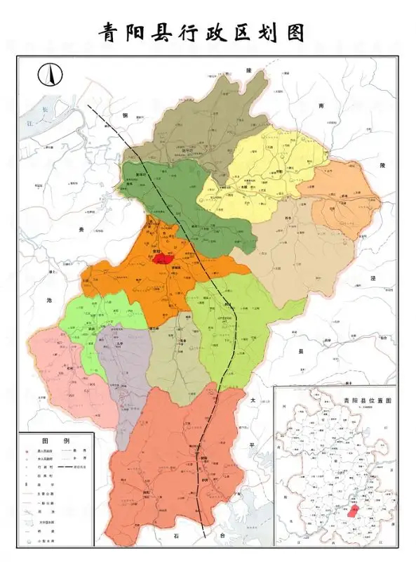 安徽青阳地图