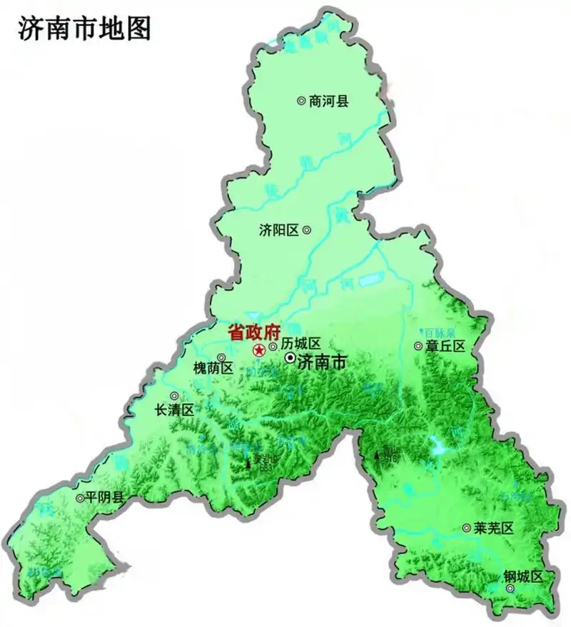济南地图全图高清版