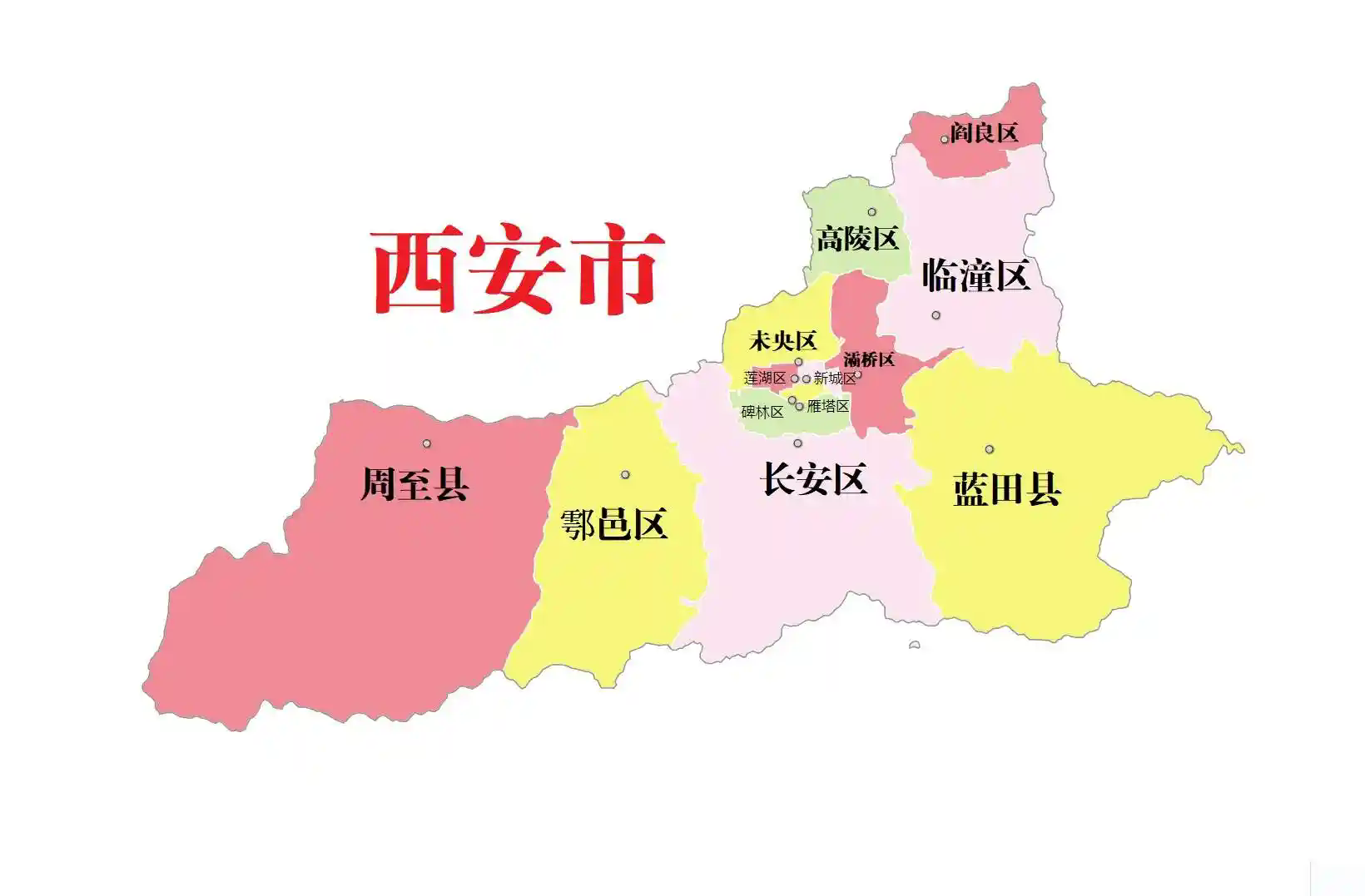 西安地图全图