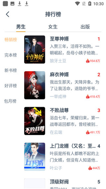 热门小说大全