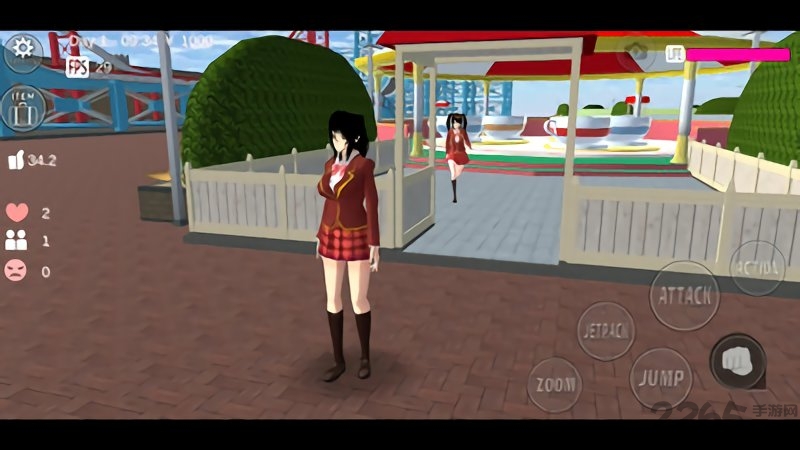 樱花校园模拟器英文版2025最新版本(sakura school simulator)