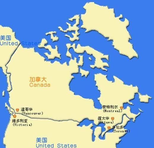 多伦多地图中文版全图