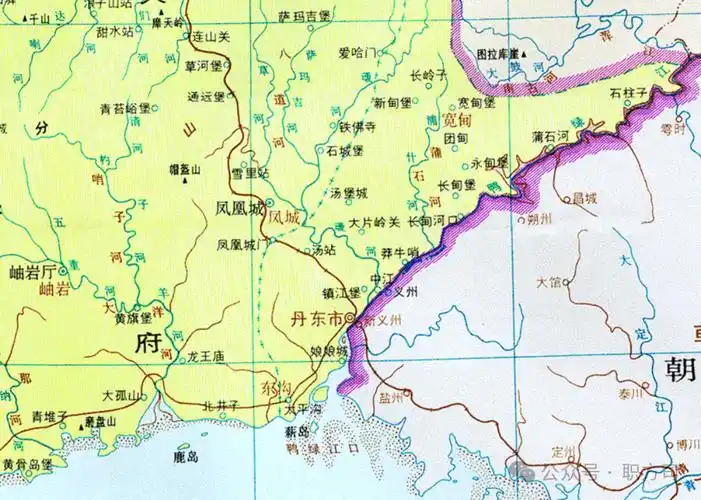 丹东地图全图