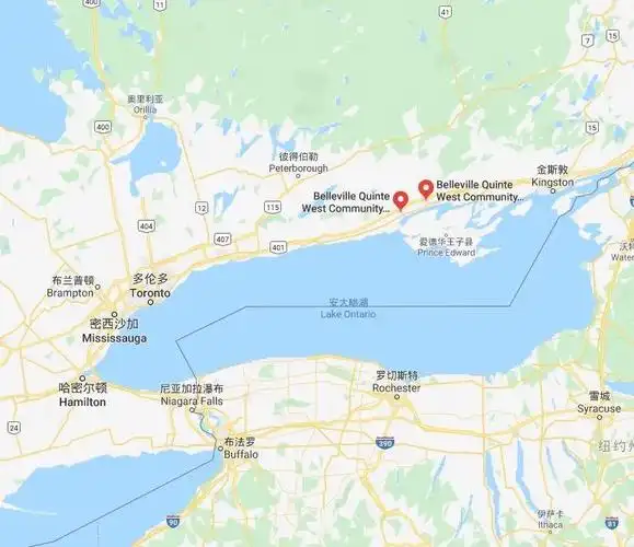 多伦多地图中文版全图