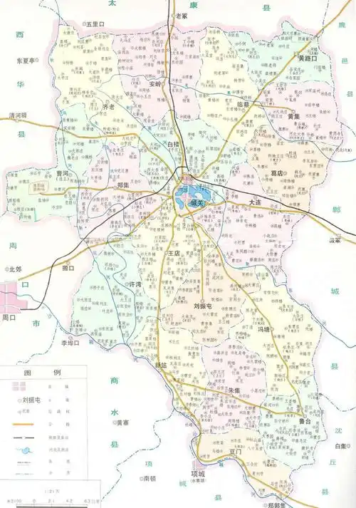 淮阳县地图