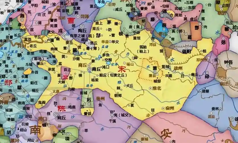 宋国地图