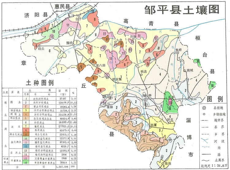 邹平市地图全图