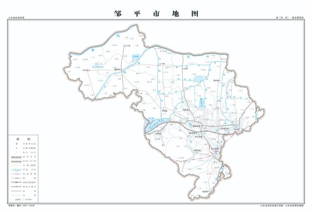邹平市地图全图
