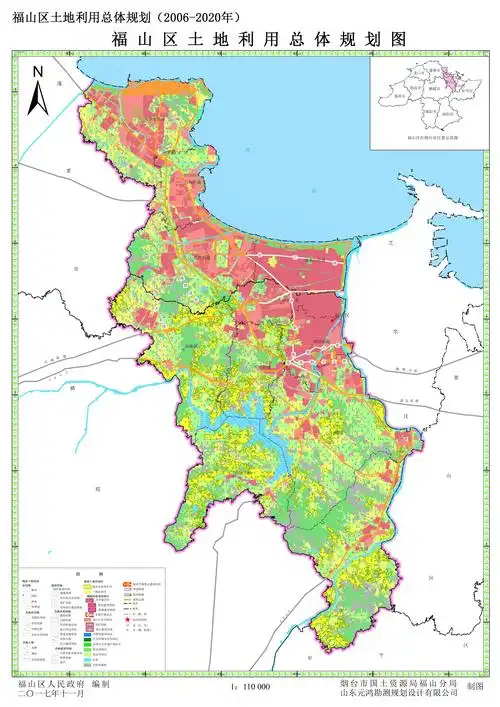 烟台市福山区地图