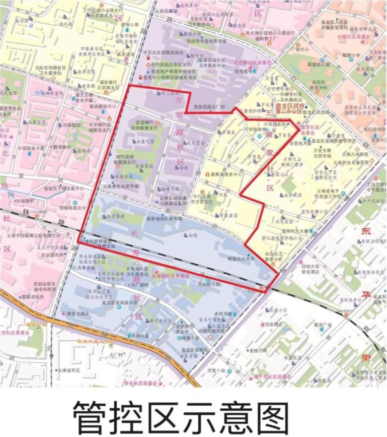 昆明市盘龙区地图