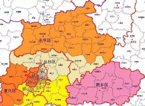 邯郸复兴区地图
