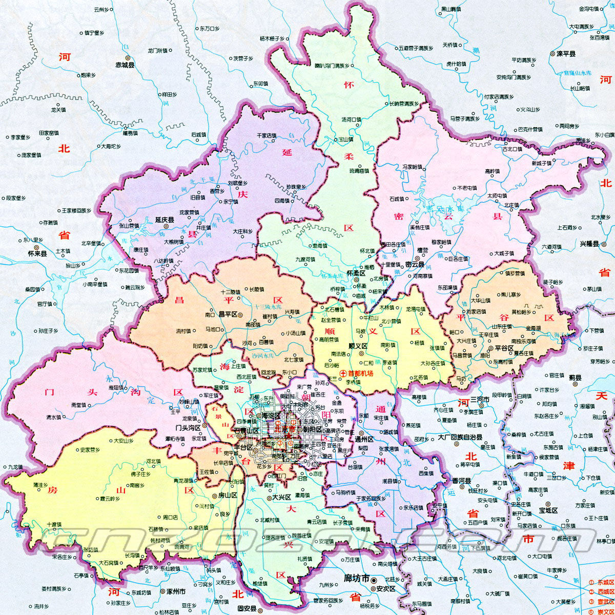 北京地图高清