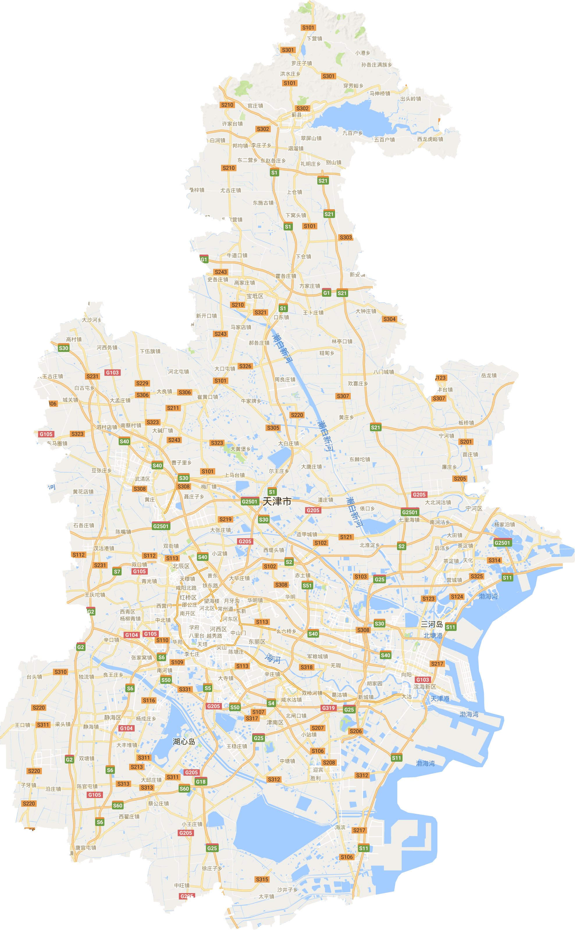 天津市地图最新版