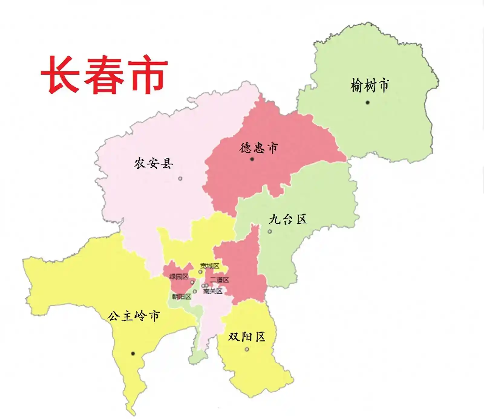 长春市地图