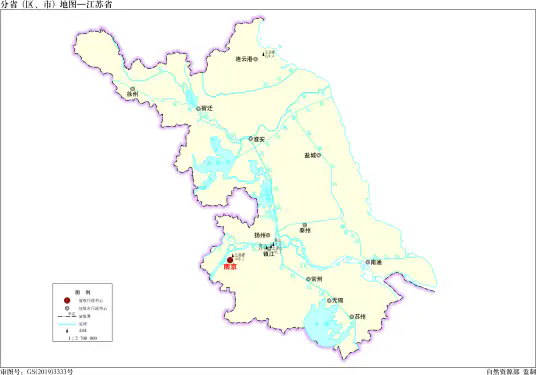 江苏省地图全图高清版