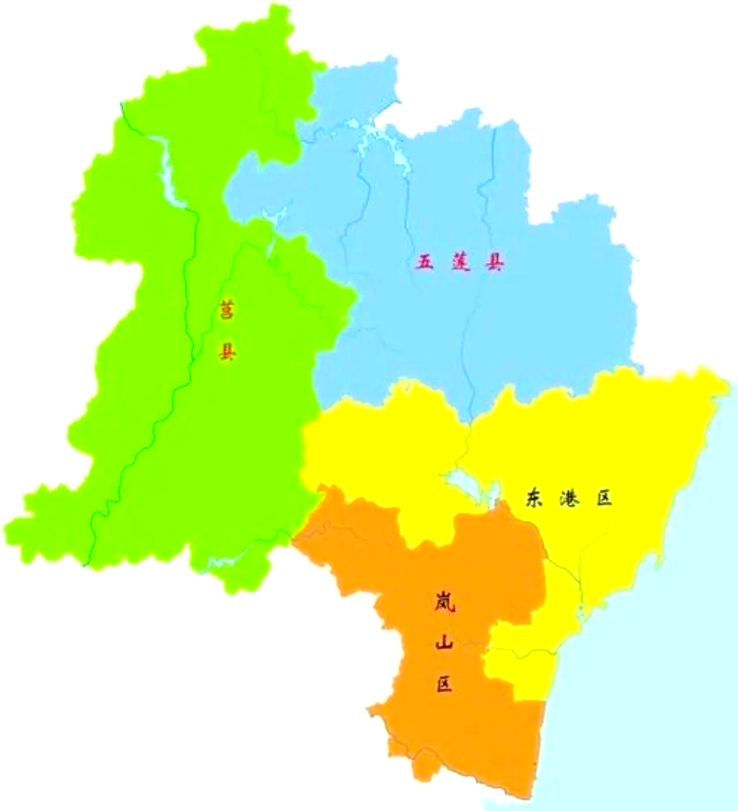 日照地图