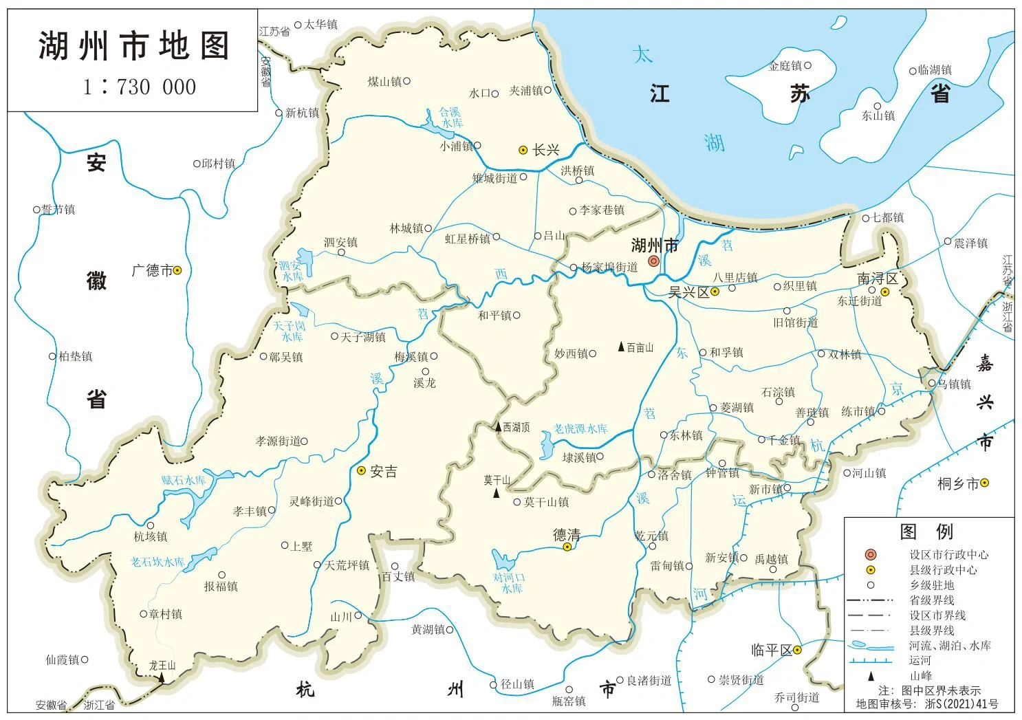 湖州地图