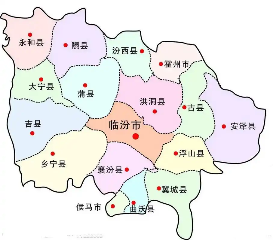 临汾地图