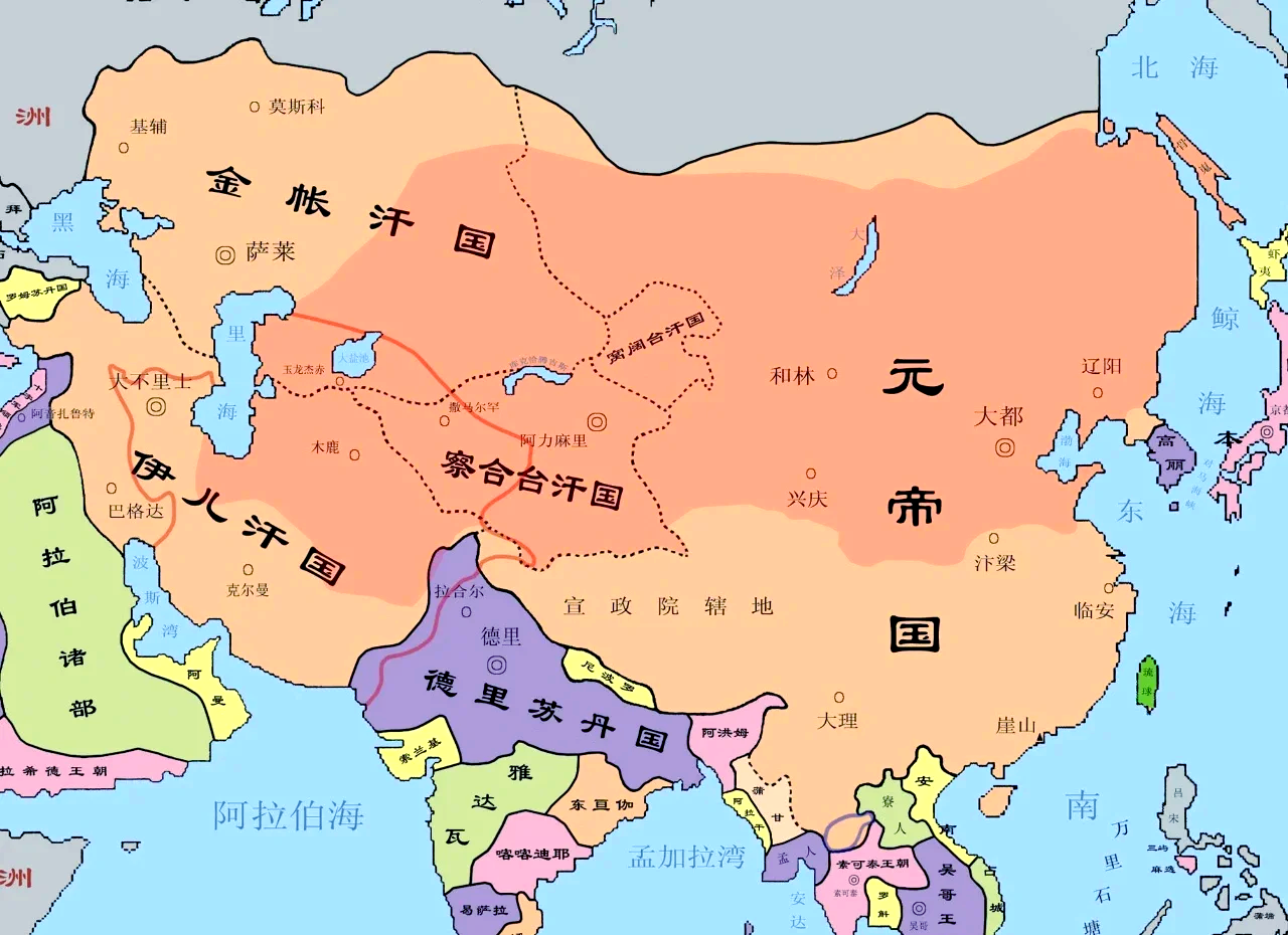元朝地图