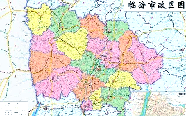 临汾地图