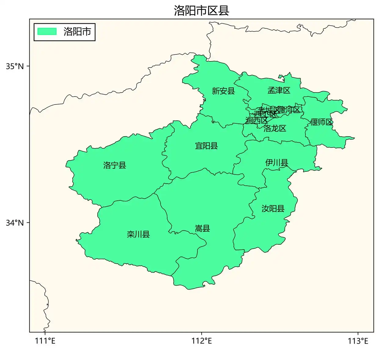 洛阳市地图