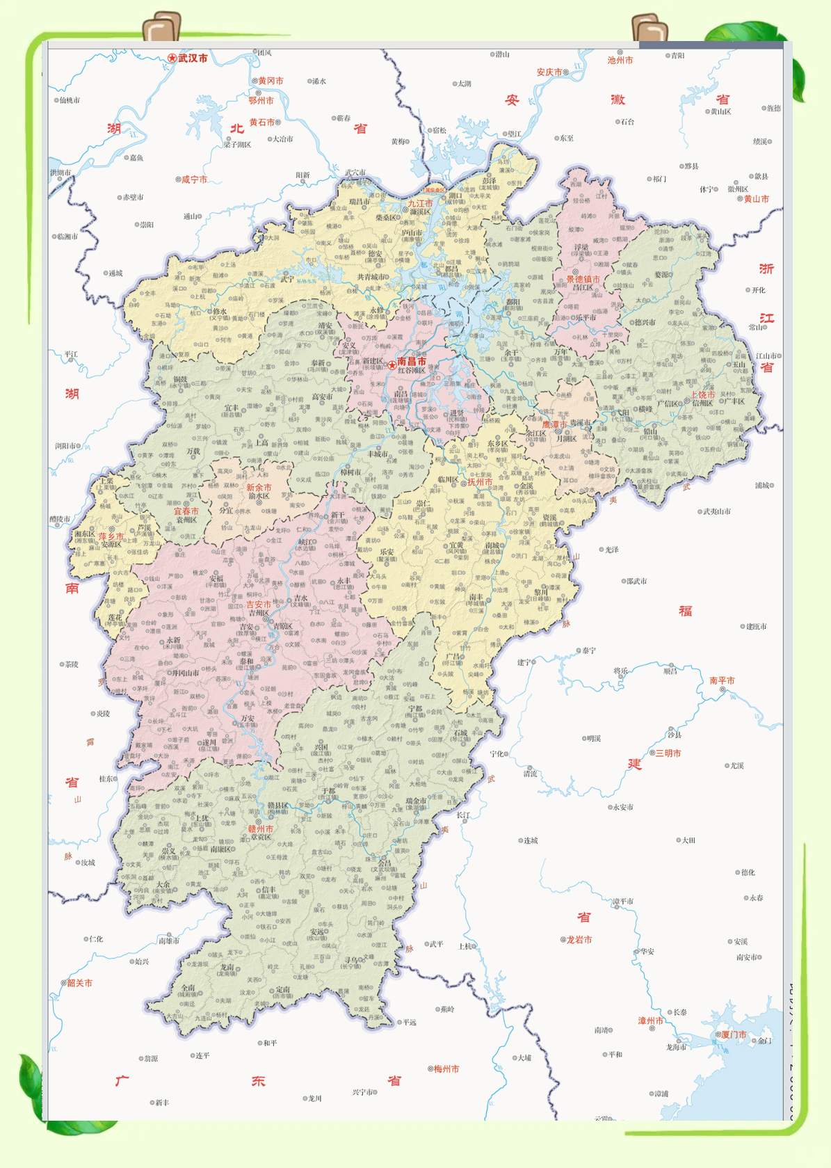赣州市地图