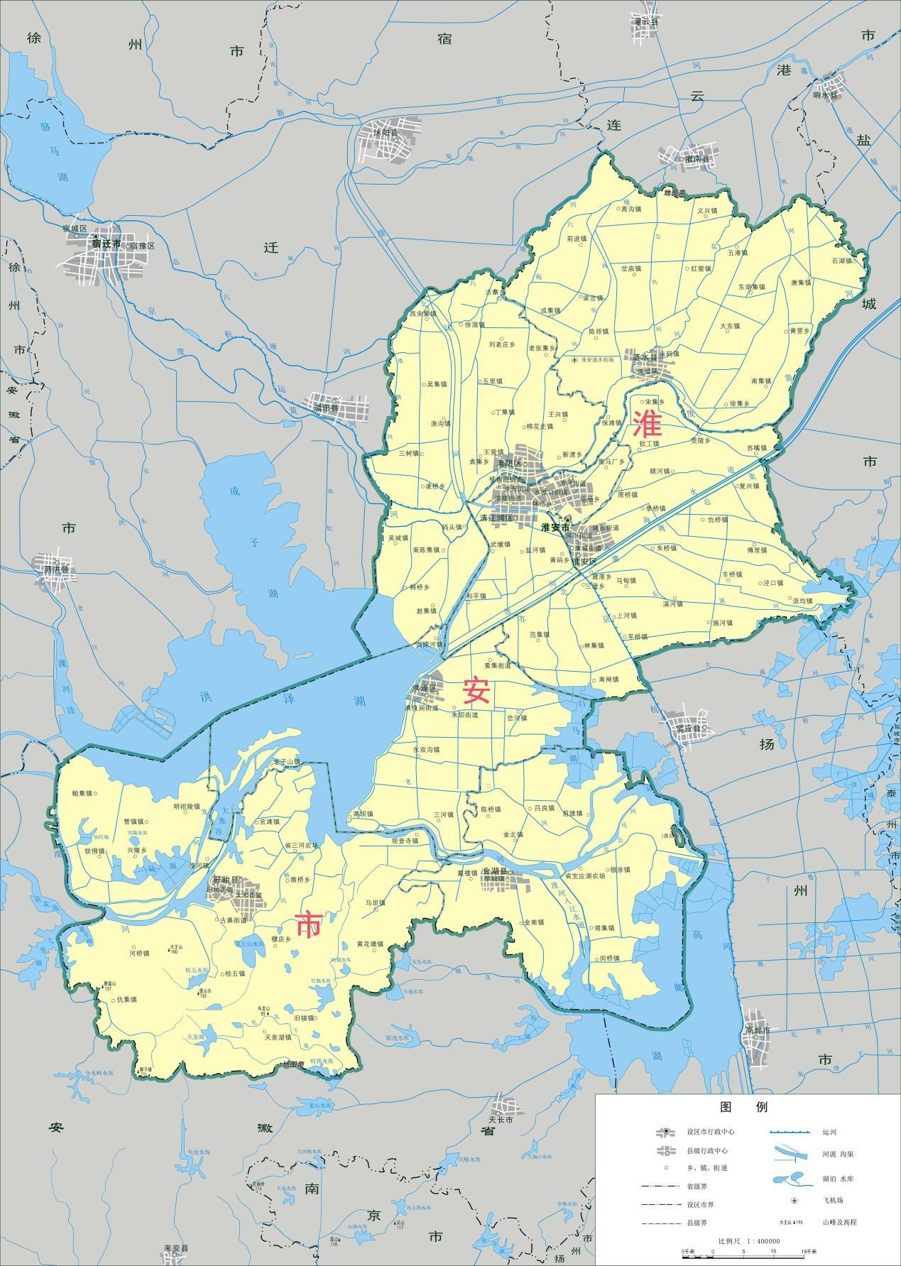 淮安地图