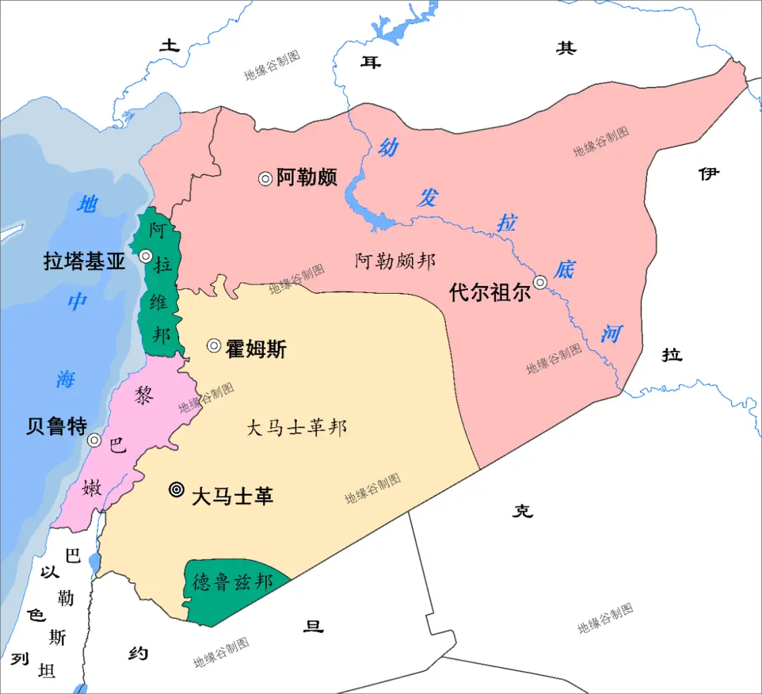 叙利亚地图