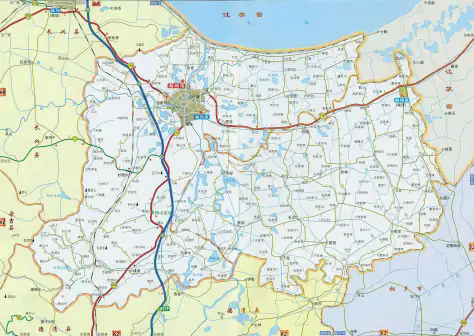 浙江省湖州市地图
