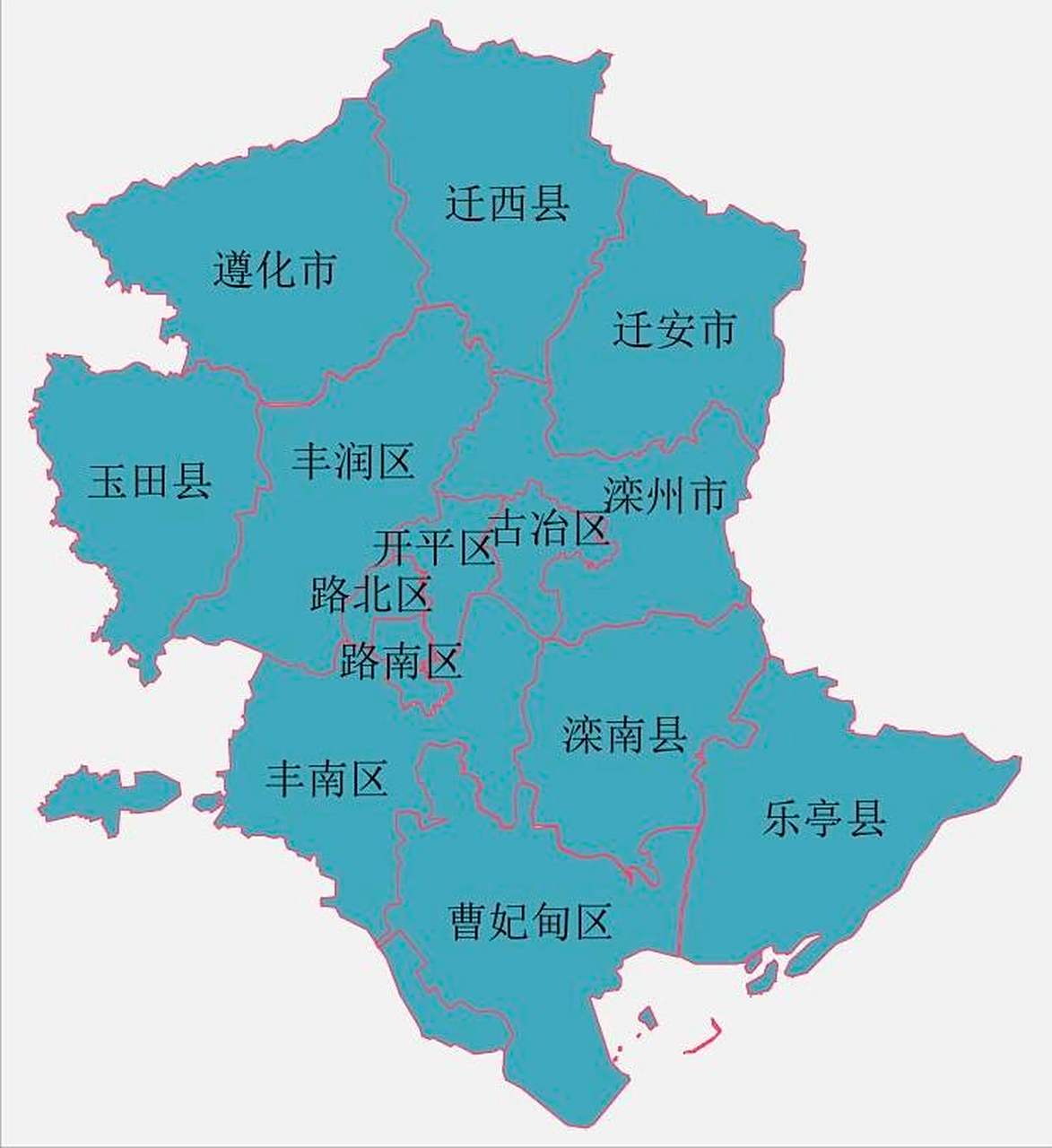 唐山市地图