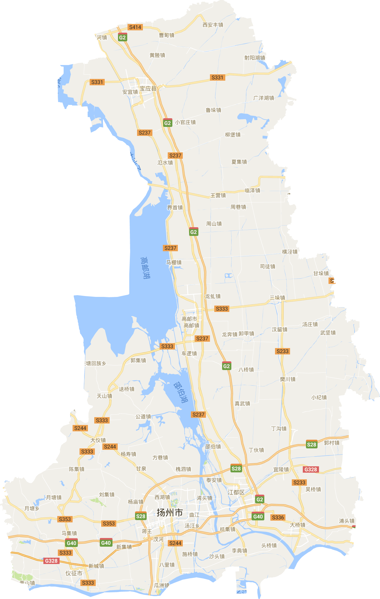 扬州地图