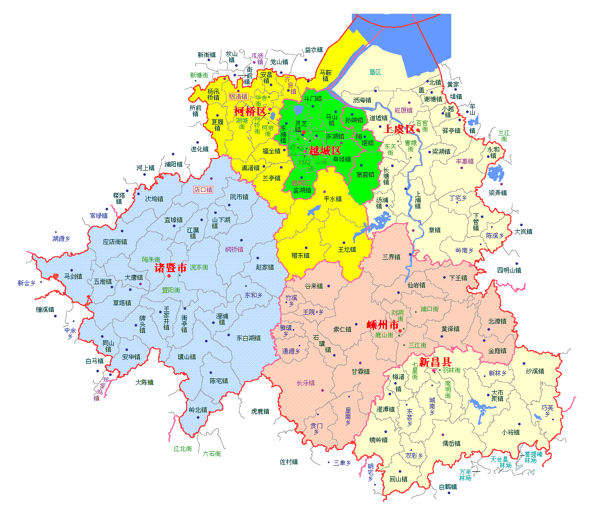 绍兴地图