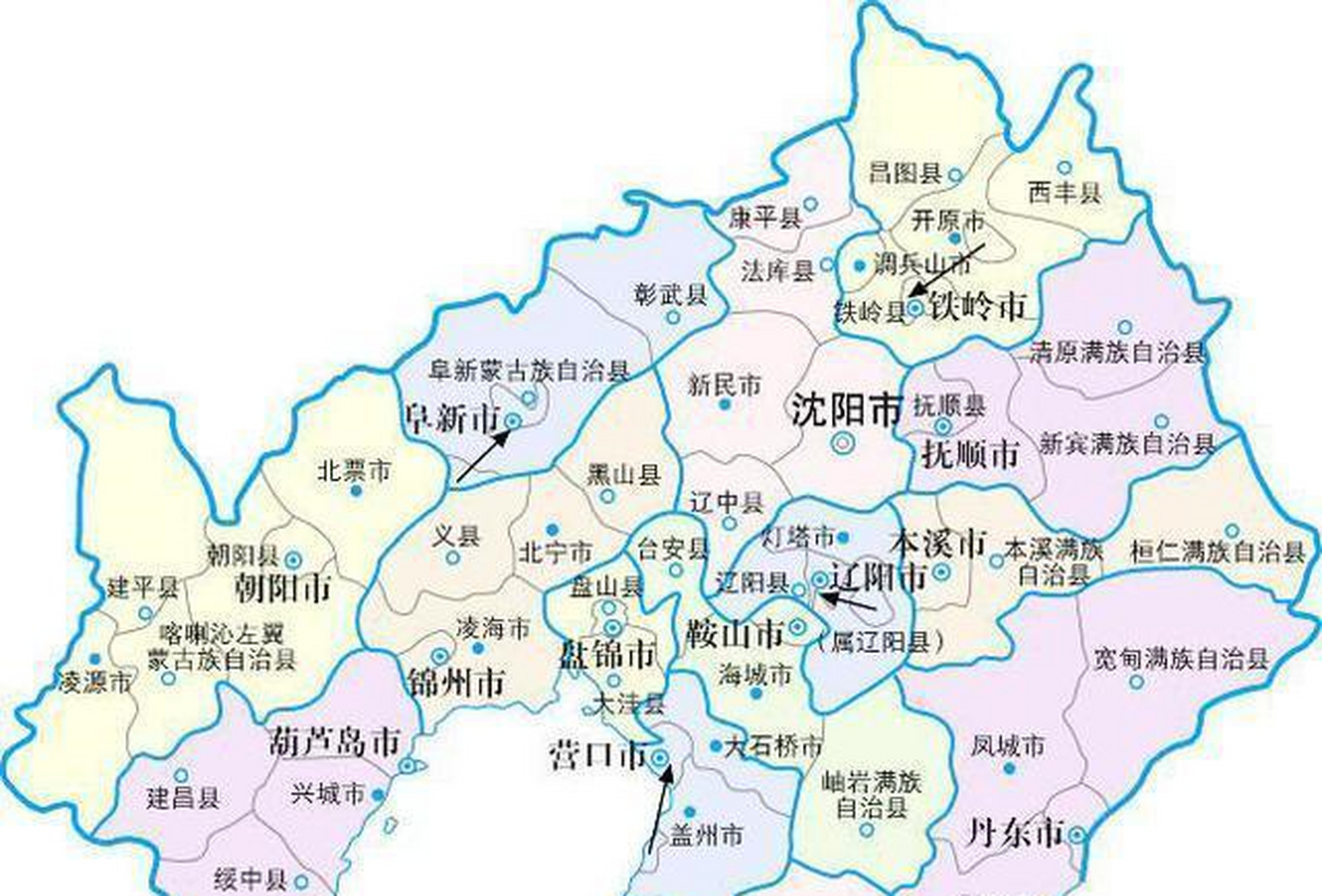 辽宁地图高清版大图