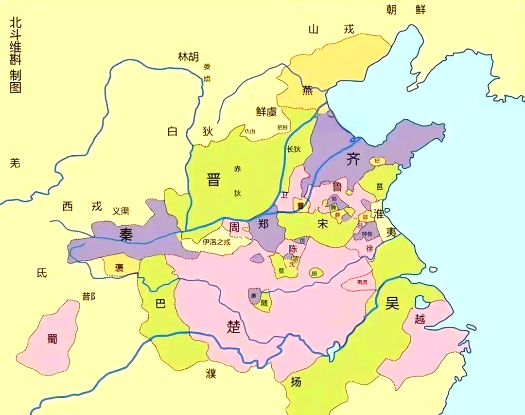 春秋地图