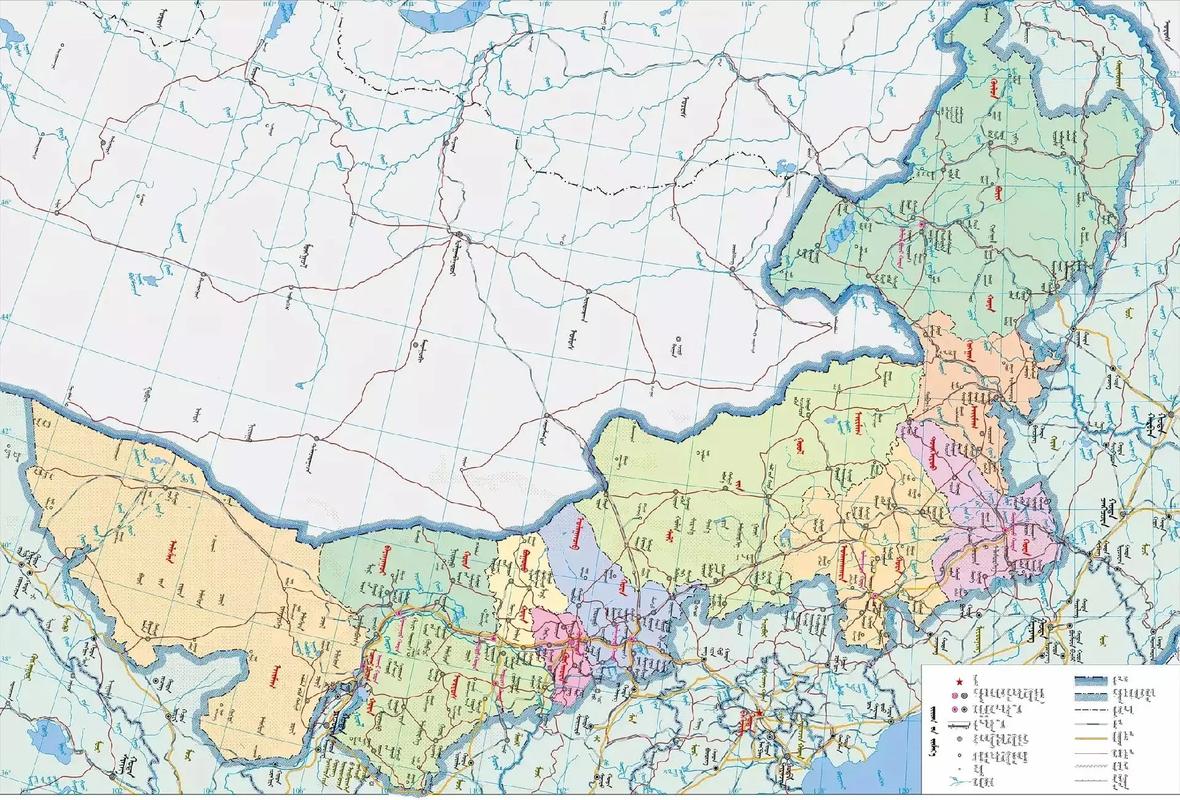 内蒙古地图全图