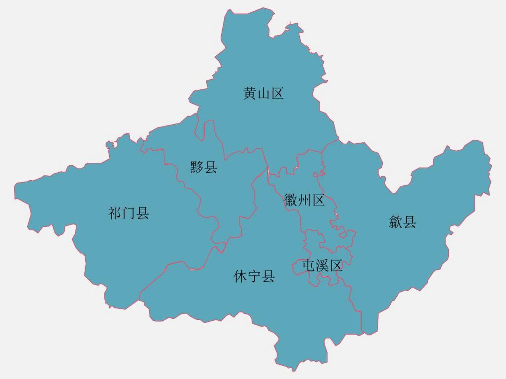 黄山地图