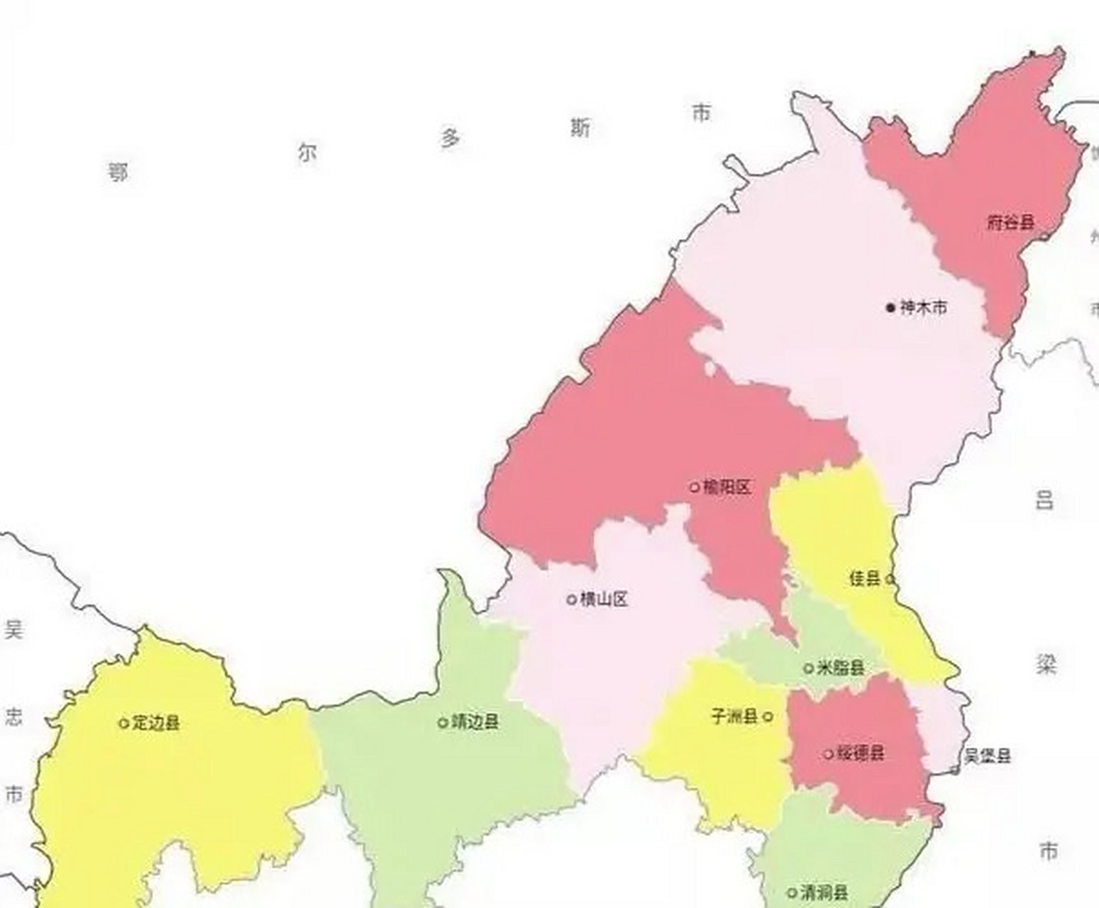 榆林地图