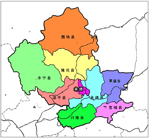 承德地图全图