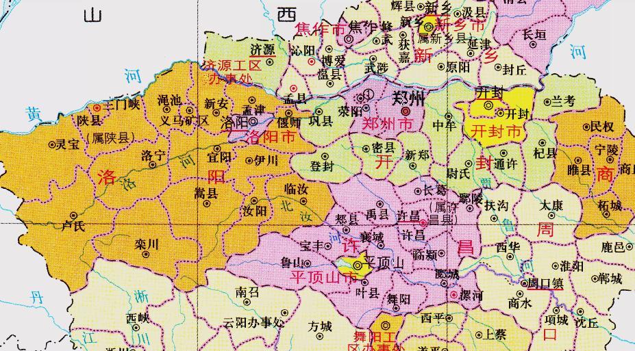 三门峡地图