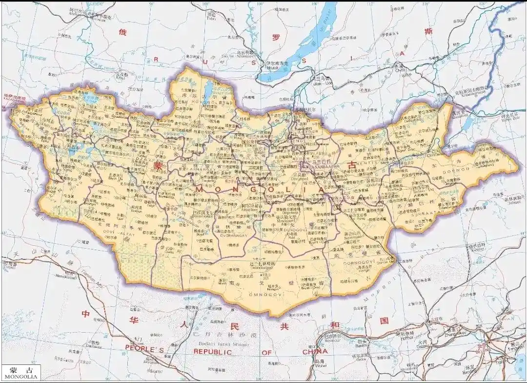 蒙古国地图