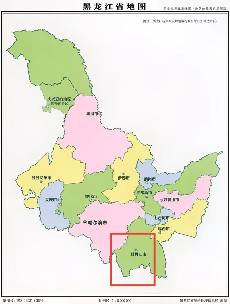 牡丹江地图