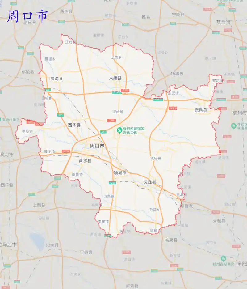 周口市地图