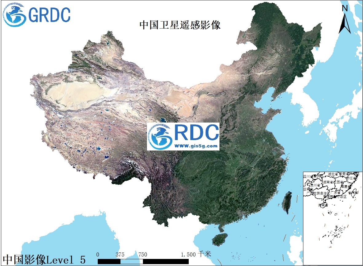中国卫星地图高清版大图