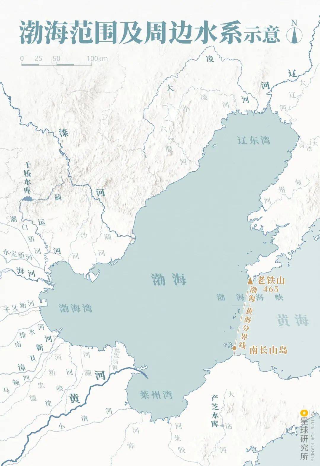 渤海湾地图