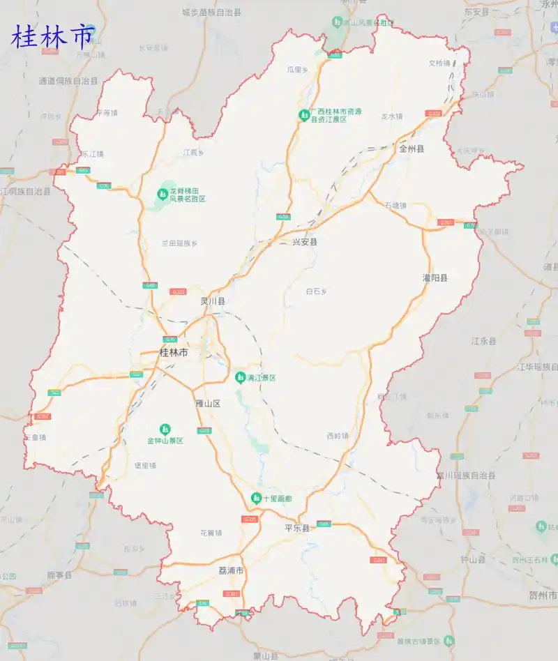 桂林市地图