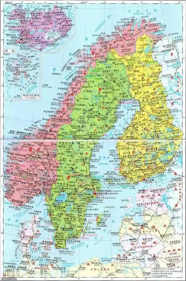 挪威地图